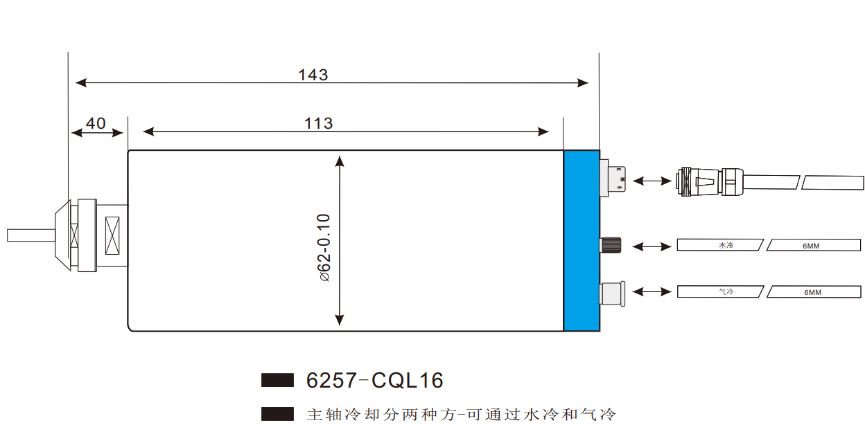 聚氨酯切割電主軸